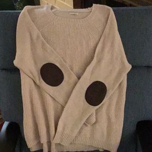 Warmspun Swingy Elbow Patch Sweater.